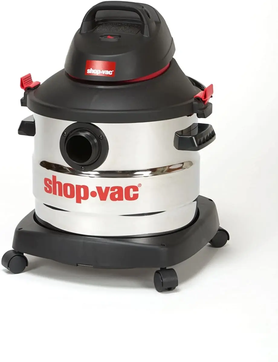 Shop-Vac USA 5989405 8 Gallon 6 Peak Hp Stainless Wet Dry Utility Vacuum