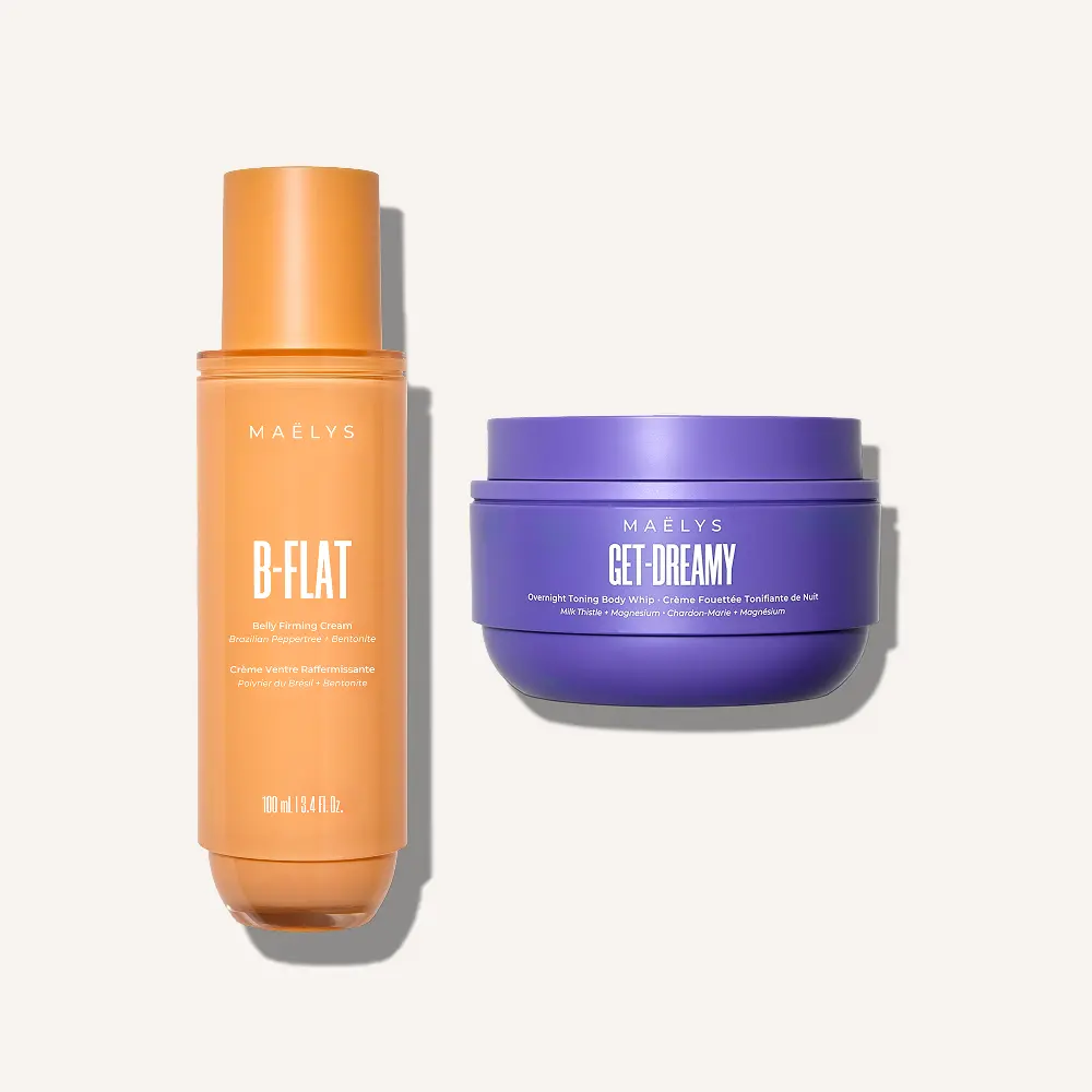 MAËLYS GET-FLATTERED Bundle - All Over Overnight Body Toning Cream and Belly Stretch Mark Cream MAËLYS GET-FLATTERED Bundle - All Over Overnight Body Toning Cream and Belly Stretch Mark Cream