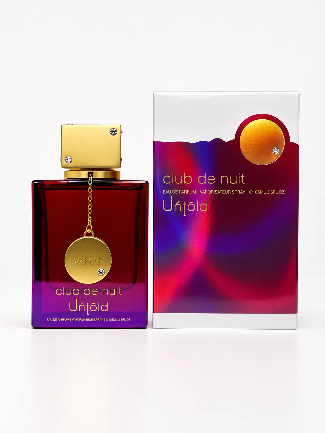 ARMAF Club de Nuit Untold Eau de Parfum Unisex 3.6 oz | Timeless saffron‑amber elegance with deep woody resonance