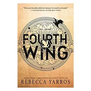 Rebecca Yarros Fourth Wing Hardcover Fantasy Romance Book