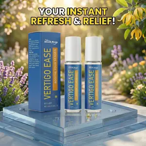 10ml Natural Aromatherapy Roll-On Oil, Lavender Frankincense Ginger Peppermint Blend, Calming & Refreshing Daily Body Care