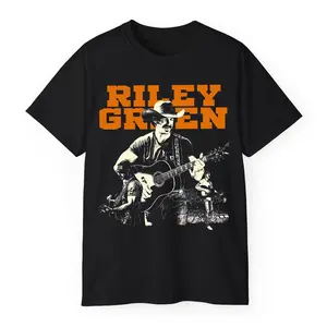 Riley Green Duckman Stage Sketch T-Shirt – Vintage Country Music Graphic Tee Gift for Fans