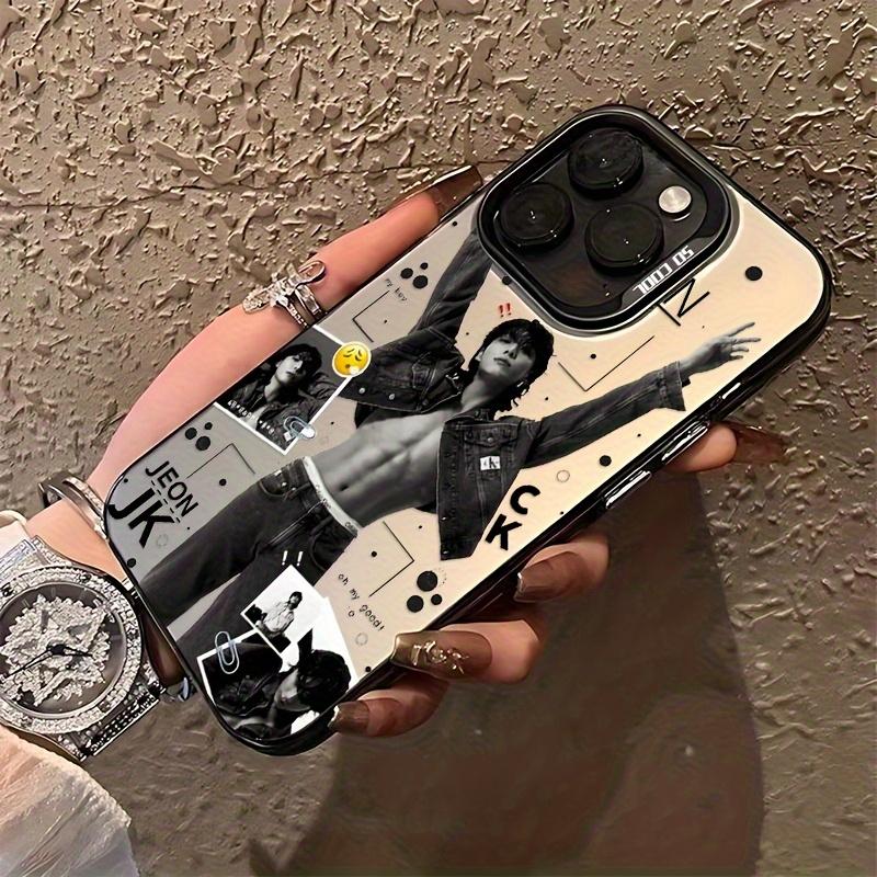 Korean Singer Graffiti Pattern Phone Case for iPhone 16 15 14 13 12 11 Pro Max X XR XSMAX 8 7 Plus Anti-drop Matte Back Cover