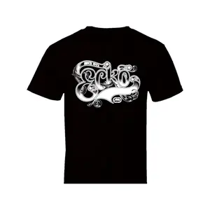 Cotton Short Sleeve T-Shirt [ecko Unltd Cotton Tee] Ecko Unltd Men's Black T-Shirt - Regular Fit Crew Neck Geometric Pat Essential Tee for All
