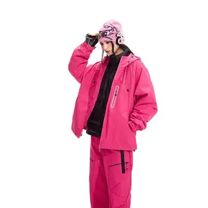 Women's Zipper Jacket Waterproof Winter Coat Clothing, with Hat and Down Jacket Lining, Long Sleeve Hoodie Womenswear Lightweight Raincoat for Outdoor, Travel, Casual Hiking and Cycling