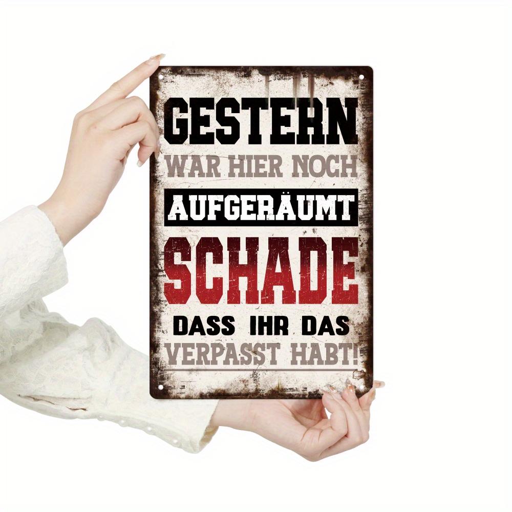 1pc Inspiration Quotes Metal Tin Sign, Funny Poster Vintage Plaque Wall Art Decor Gift For Family Friend Colleague, 7.9 X 11.8 Inches Christmas decorations