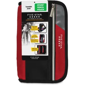 Five Star MEA50206 Xpanz Carrying Case for Pencil, Pen, Supplies - Assorted