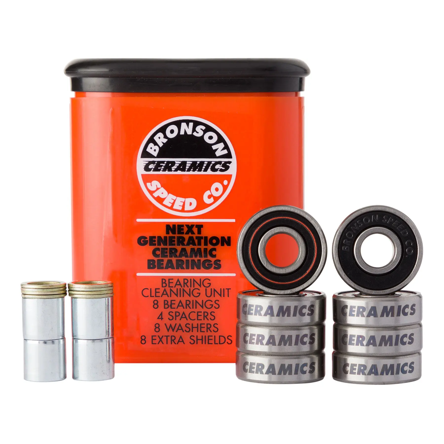 Ceramic Bronson Skateboard Bearings Ceramic Bronson Skateboard Bearings