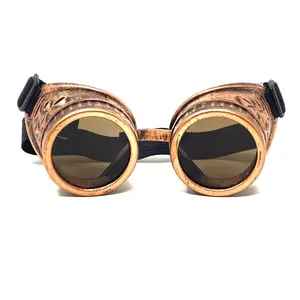 Steampunk Victorian Style Metallic Scientist Time Traveler Goggles