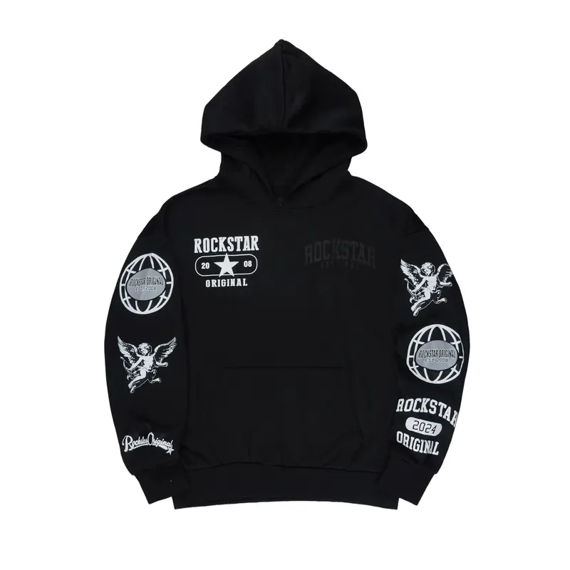 black hellstar records world tour hoodie - TikTok Shop