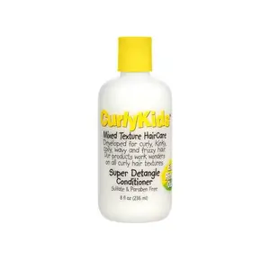 Curly Kids Super Detangling Conditioner - 8 oz Liquid Amino Acids Conditioner, Moisturizer for Curly Hair Kids (Beauty & Personal Care Haircare)