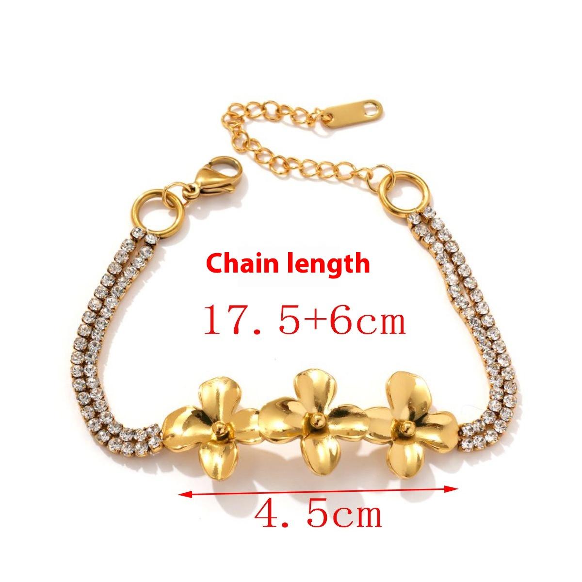 Stainless Steel Conch & Starfish Shell Bracelet for Women