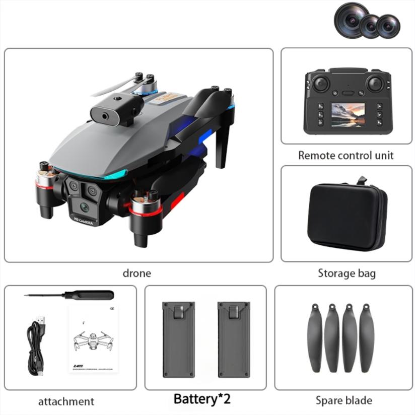 Drone One-click Take Off and Landing,360° Roll,Remote Control with Screen,Intelligent Obstacle Avoidance, Easy to Operate, Rechargeable Battery, Quadcopter Height Maintaining,Drone Beginner Gift, Ideal Gift for Teenagers Christmas & Thanksgiving