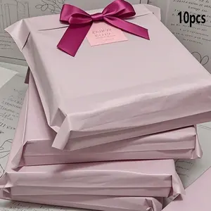 10pcs Self-Adhesive Waterproof Mail Envelopes, Durable Plastic Packaging Bags, Postal Bags, Leakproof Tear-Resistant, Multi-Purpose for School Office Supplies Clothing