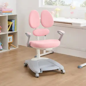 Kids Desk Chair, Adjustable Ergonomic Children Study Computer Chair for Kids Age 3-12, Home Bedroom School