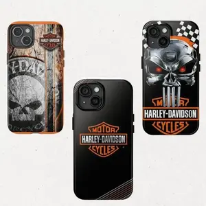 Harley Davidson Phone Case, Tough Phone Case for iPhone 17 16 15 14 13 12 11 Pro Max