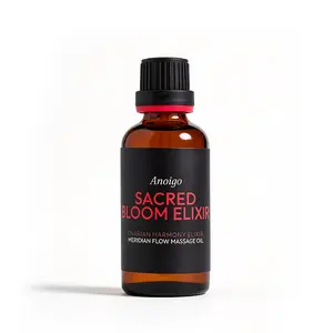 Anoigo Sacred Bloom Elixir Pure Herbal Cycle Care Massage Body Oil for Natural Cycle Support with Pure Herbal Ingredients