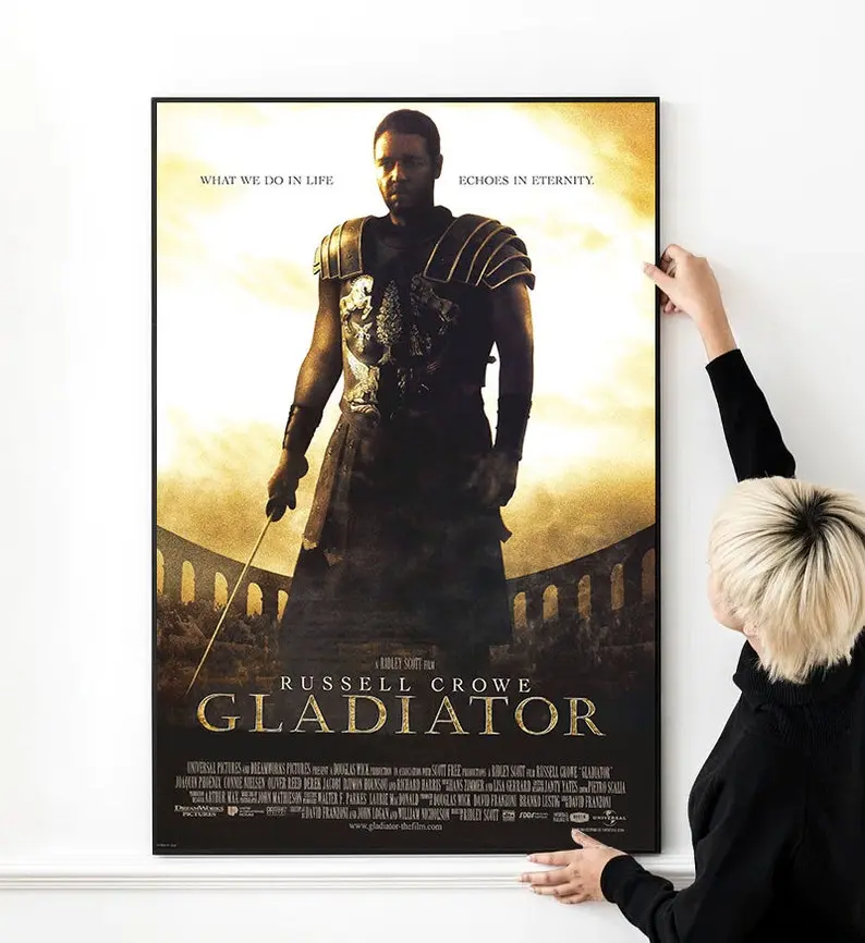 Gladiator (2000) Movie Poster High Quality Print Photo Wall Art Canvas Cloth Multi size