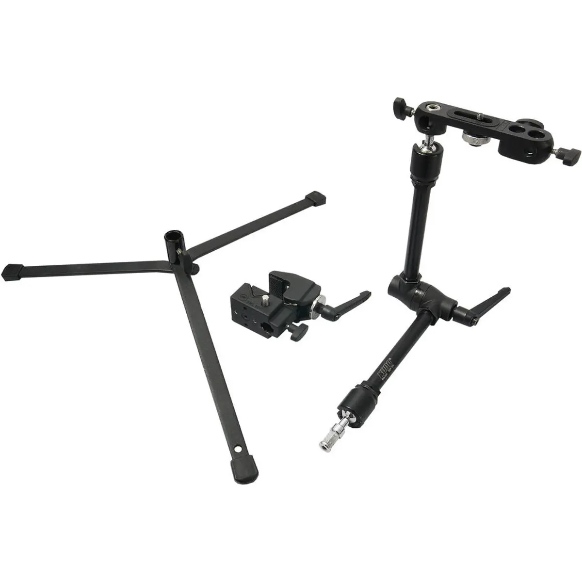 Kupo Max Arm Kit, Includes Convi Clamp, Max Arm with Ratcheted Handle, Camera Bracket & Backlite Base Stand