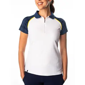 Grace White and Plaid Polo - FINAL SALE