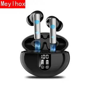 AI Translation Earbuds 156+ Language Translator Earbuds Wireless Earbuds 2026 Sport Bluetooth Headphones Stereo Earphones with ENC Mic Wireless Earphones in Ear Earbuds with Dual LED Display