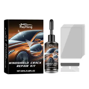 Windshield Repair Kit, Quick Repair Of Cracks Clear Vision Refurbishment Repair Fluid Kit