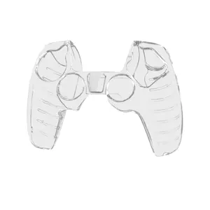 Hard Transparent Crystal Protective Shell Case Cover Compatible with PS5 DualSense Wireless Controller, Ultra Clear Hard Skin Cover for PlayStation 5 Controller