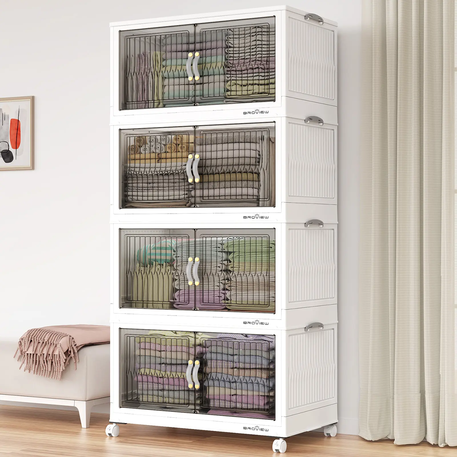 White 480Qt-4Pack