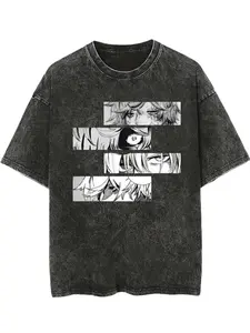 Hell's Paradise Anime T-Shirt, Vintage Wash Manga Graphic Tee