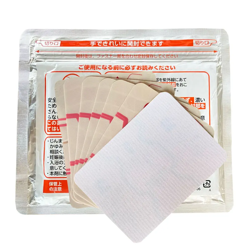 CHIJI Basic Care Maximum Strength OTC Pain Relief , 40mg Loxoprofen Sodium Hydrate Relieving Patch for Back, Neck, Shoulder, Knee Pain and Muscle Soreness 3.94” x 5.51”, 7-Count
