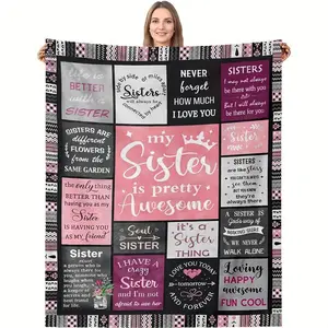 Birthday Gifts for Women Girls Throw Blanket 60"X50", Happy Birthday Decorations for Women, Gifts for Women Birthday Unique, Womens Birthday Gift Ideas for Her Friend Mom Sister Grandma Wife blanket rest home