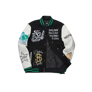 Warpath Black Varsity Jacket Warpath Black Varsity Jacket