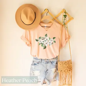 White Flowers Shirt Vintage Styled White Floral Shirt Wildflowers Shirt Floral Shirt Flower Shirt Flower Graphic Tees Spring Tees