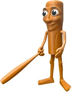 Tralalero Tralala Desk Decor, Funny Italian Brainrot Meme Shark Figurines, Tung Tung Tung Sahur Figure, Creative 3D Printed Shark in Sneakers Statue, Collectible Figurine Gifts for Fans (Brown)