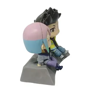 2pcs/set Cyberpunk Edgerunners David Martinez Lucyna Kushinada Lucy Lovers Anime Action Figure Toys Cute Doll Collection Model