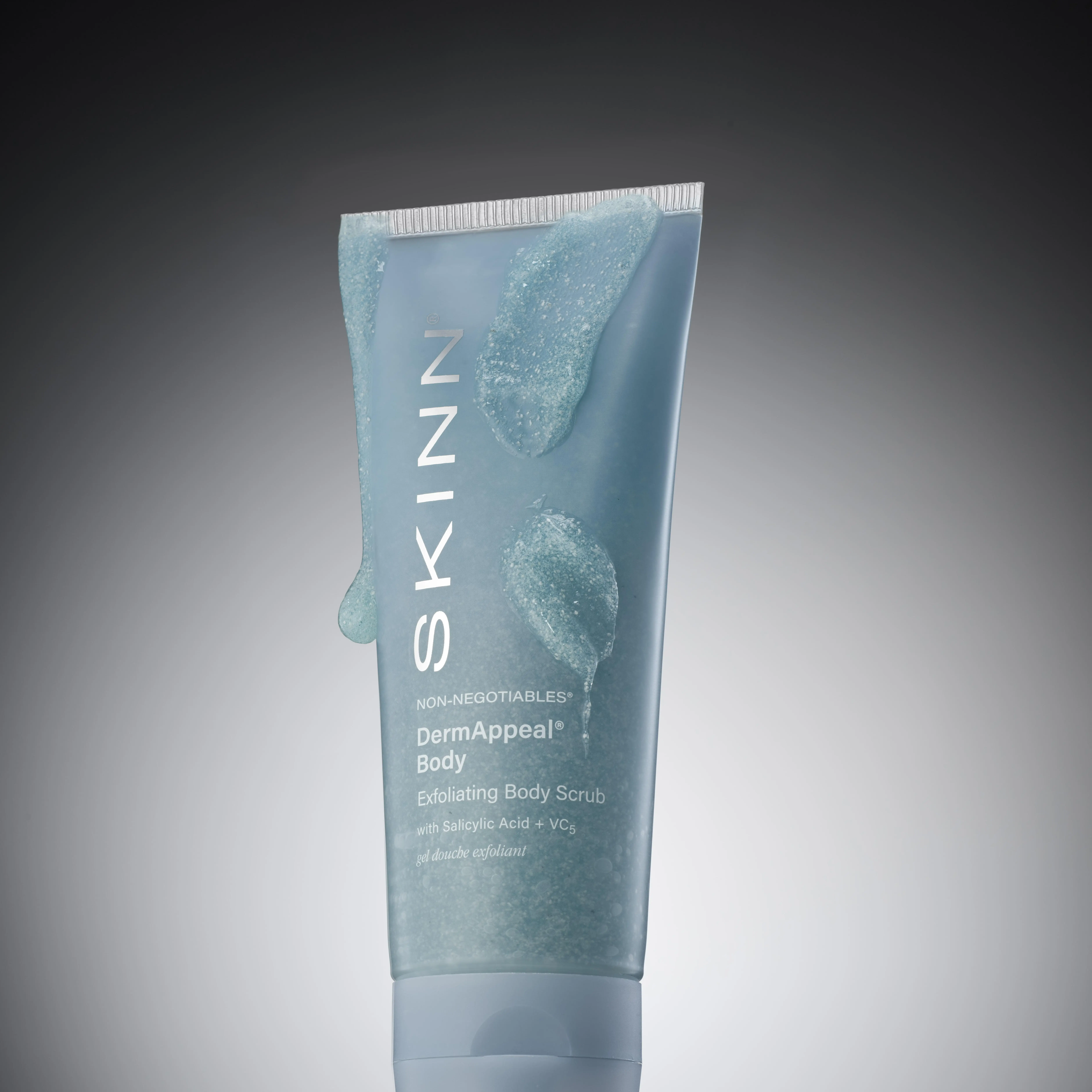 SKINN Cosmetics: DermAppeal Body gel-to-scrub body cleanser turns your daily shower into a resurfacing treatment SKINN Cosmetics: DermAppeal Body gel-to-scrub body cleanser turns your daily shower into a resurfacing treatment
