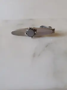 Mens 3 line Tie Clip Vintage