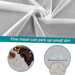 Professional Pool Skimmer Net, Heavy Duty Swimming Leaf Rake Cleaning Tool with Deep Fine Nylon Mesh Net Bag - Fast Cleaning,Easy Scoop Edge,Debris Pickup Removal