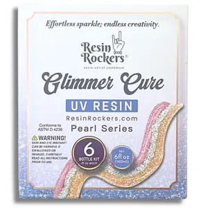 Glimmer Cure Pearl UV Resin Hard Type️ - Full Kit