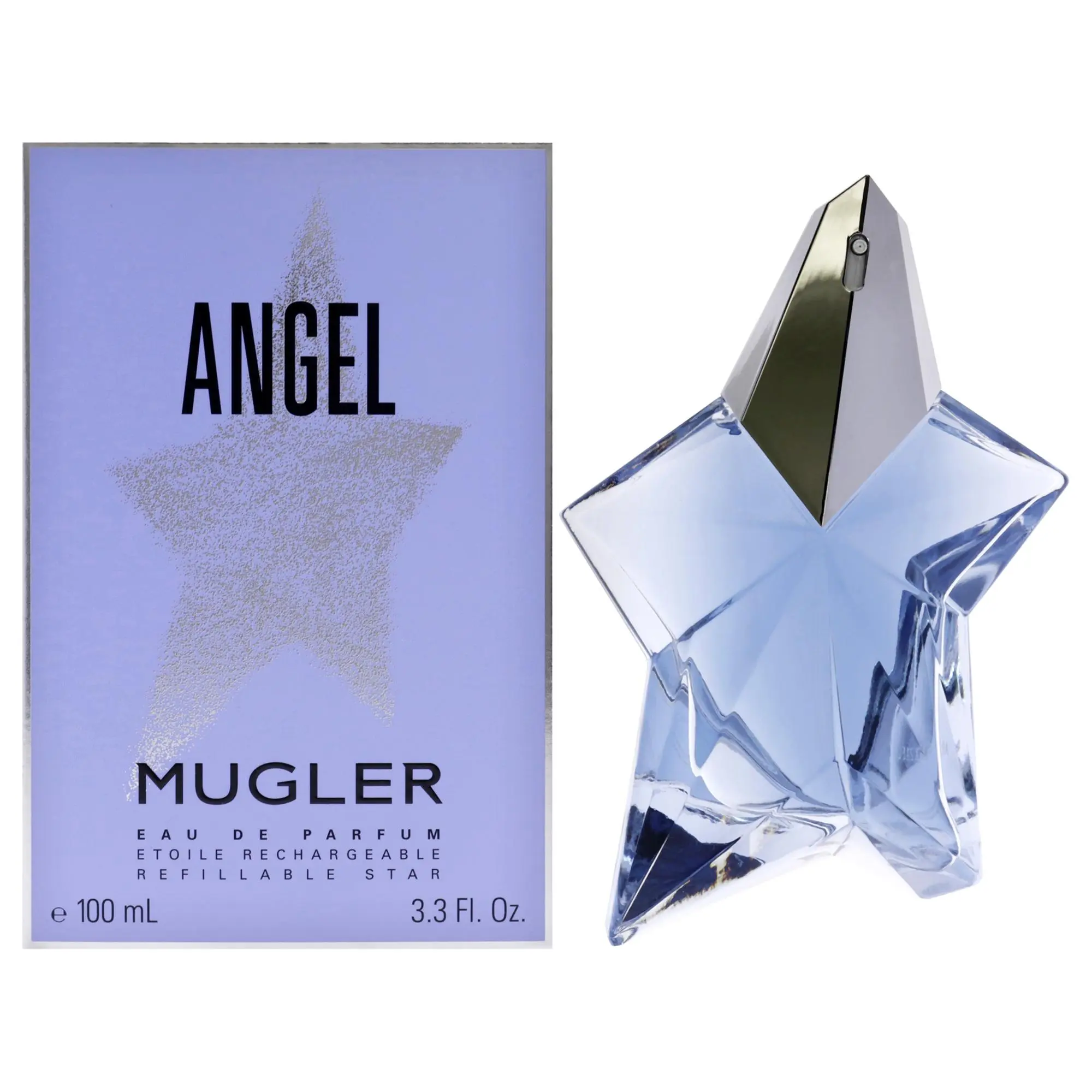 ANGEL/ MUGLER EDP SPRAY REFILLABLE STAR NEW PACKAGING 3.4 OZ (W) ANGEL/ MUGLER EDP SPRAY REFILLABLE STAR NEW PACKAGING 3.4 OZ (W)