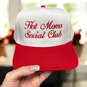 Hot Moms Social Club Hat, Trendy Mom Trucker Hat, Funny Mom Hat, Cool Mom Gift, Mama Baseball Cap, Motherhood Humor Hat