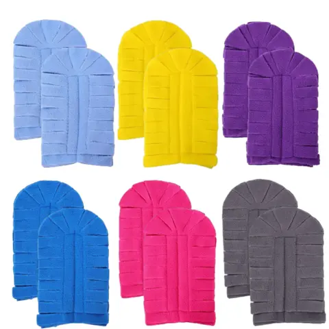 12PCS 360° Fleece Duster Refills for Swiffer, Washable Refills Reusable Duster Refills Heavy Duty Compatible with Swiffer Hand Duster, Wet and Dry Dual Use Reusable Duster Heads (Without Handle)