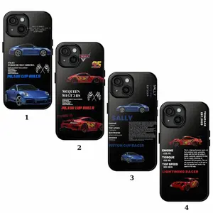 Couple Cars Phone Case, Lightning 95 Racer Phone Case, Mc Queen Sally Racer Case, Gift For Fans