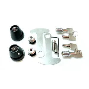 1074-B, Lidlox Pair for Can-Am Spyder 2024, Black