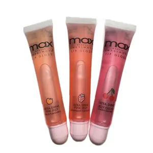 Cherimoya MAX ultra and high shine hydrating lip gloss set with of 3 variety of flavors Glossy Makeup Cosmetic Lip Care Hydrate