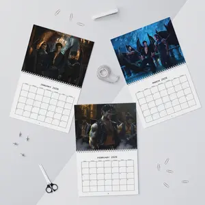 2026 The Bat Boys Art Wall Calendar Monthly, Bat Boys Acotar Series Must Have 2026 Calendar, Gift For Book Lover 2026 Calendar