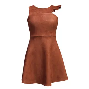 Techno Suede Scuba Dress