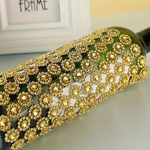 1 roll Sparkle Sunflower Diamond Mesh Ribbon Party & Home Decoration