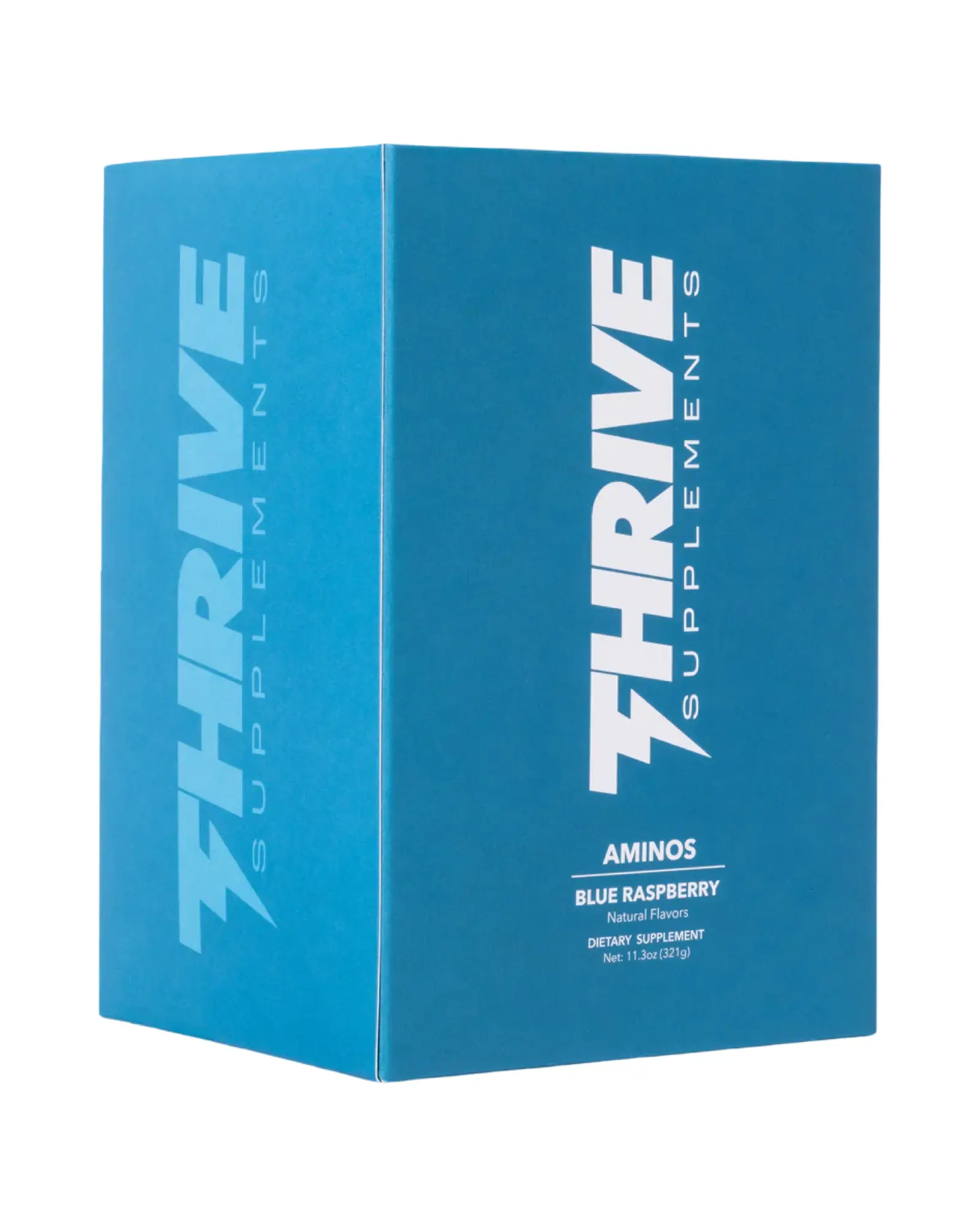 Thrive Supplements Aminos Box 30 Pack | Ready to Drink Single Serve Bottles with Fast Absorbing Amino Acids | On the Go Recovery, Hydration and Endurance With No Mixing Required | Available at Prime Sports Nutrition
