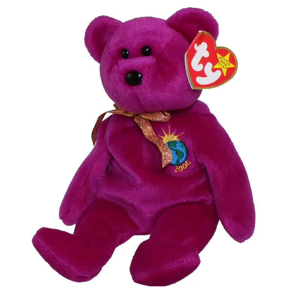 TY Beanie Baby - MILLENNIUM the Bear (8.5 inch) (1999) MWMTs